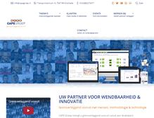 Tablet Screenshot of capegroep.nl